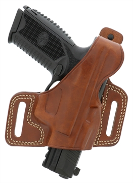 Picture of Galco Silhouette OWB Tan Leather Belt Slide Fits 1911 Fits 3.50" Barrel Right Hand SIL212