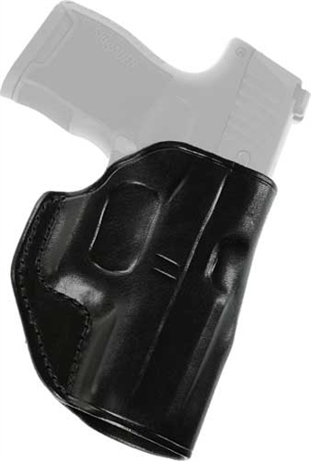 Picture of Galco Stinger OWB Black Leather Belt Slide Fits Sig P938 Right Hand SG664B