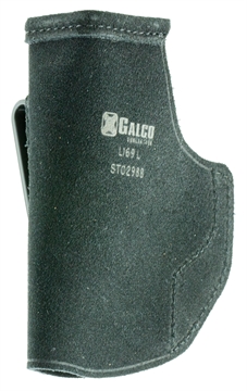 Picture of Galco Stow-N-Go IWB Black Leather Compatible w/ Glock 29/30 Belt Clip Mount Right Hand STO298B
