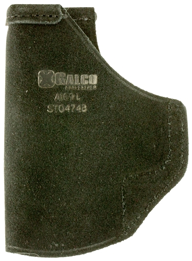 Picture of Galco Stow-N-Go IWB Black Leather Belt Clip Fits S&W M&P Compact/S&W M&P 2.0 Subcompact/Savage Stance Right Hand STO474B