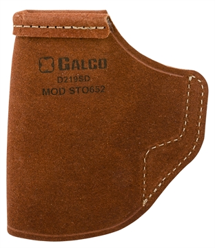 Picture of Galco Stow-N-Go IWB Natural Leather Belt Clip Fits S&W M&P Shield/2.0/Walther PPS Right Hand STO652