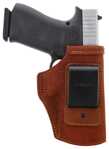 Picture of Galco Stow-N-Go IWB Natural Leather Belt Clip Fits S&W M&P 380EZ Right Hand STO858