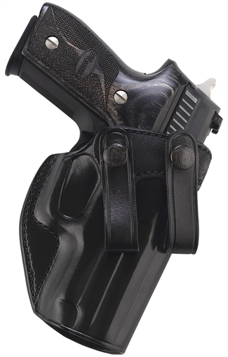Picture of Galco Summer Comfort IWB Black Leather Belt Loop Fits Browning Hi-Power/Springfield SA-35/Girsan MC P35/Match Right Hand SUM270B