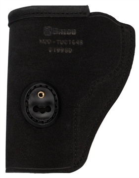 Picture of Galco Tuck-N-Go 2.0 IWB Black Leather UniClip/Stealth Clip Fits S&W J Frame 3" Ambidextrous TUC164B