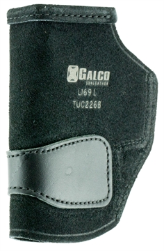 Picture of Galco Tuck-N-Go 2.0 IWB Black Leather Compatible w/ Glock 19X/19 Gen1-5/23 Gen2-5 UniClip/Stealth Clip Mount Ambidextrous TUC226B