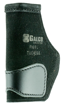 Picture of Galco Tuck-N-Go 2.0 IWB Black Leather UniClip/Stealth Clip/Ruger LCP/Diamondback DB Ambidextrous TUC436B