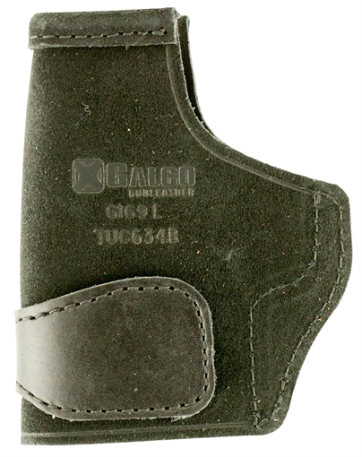 Picture of Galco Tuck-N-Go 2.0 IWB Black Leather UniClip/Stealth Clip Fits Kimber Solo/S&W M&P Bodyguard w/CT Laser Ambidextrous TUC634B