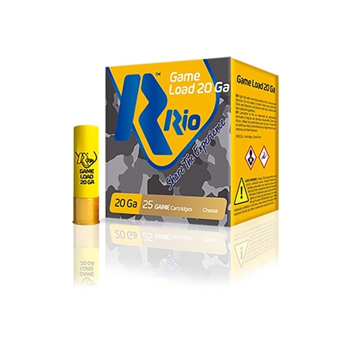 Picture of Rio Outdoors Corp. GAME LOAD 20 GAUGE 2-3/4'' 1OZ #7.5 SHOT 25/BOX RC2075