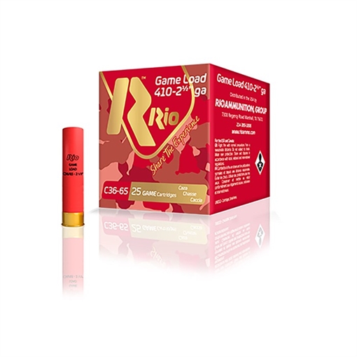 Picture of Rio Outdoors Corp. GAME LOAD 410 BORE 3'' 11/16OZ #7.5 SHOT 25/BOX RCHV3675