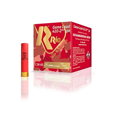 Picture of Rio Outdoors Corp. GAME LOAD 410 BORE 3'' 11/16OZ #6 SHOT 25/BOX RCHV366