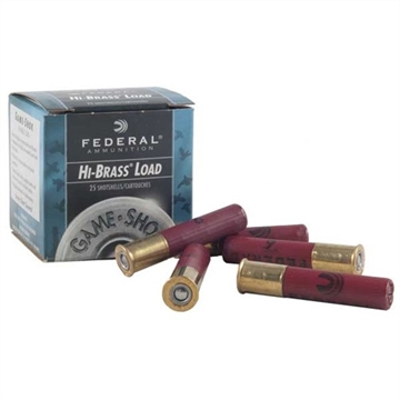 Picture of Federal Federal Game-Shok Upland Hi-Brass Load 410 Gauge 2.5 in. 1/2 oz. 6 Shot 25 rd. H412 6 H4126