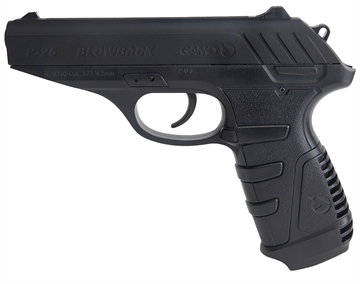 Picture of Gamo P-25 Blowback Air Pistol CO2 177 16+1 Black Textured Polymer Grips 611138054