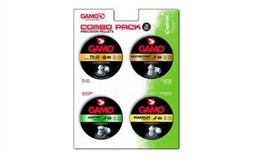 Picture of Gamo USA Combo Pack, Precision Pellets, .22 Pellets (TS-22, Master Point, Hunter, Magnum), Blister Card, 950/Pack 63209295554