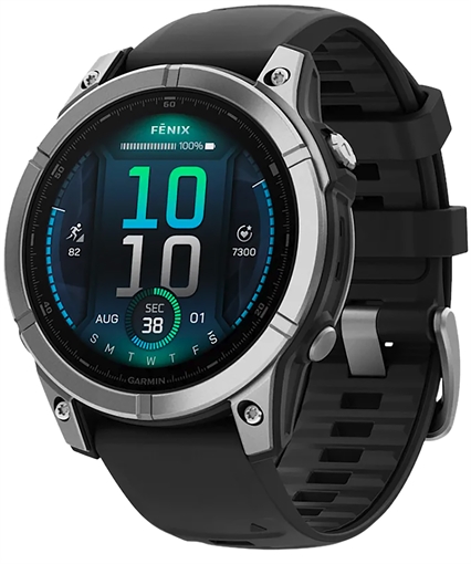 Picture of GAR 010-03025-02 FENIX E-47 MM AMOLED SS/BLK 0100302502