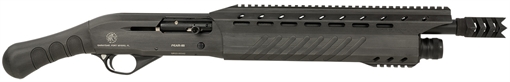 Picture of Garaysar Ft. Myers FEAR-118 Breacher 12 Gauge Semi-Auto 3" 4+1 14.55" Gray Battleworn Steel Barrel & Receiver, Black Polymer Birdshead Grip FEAR118BRCGB
