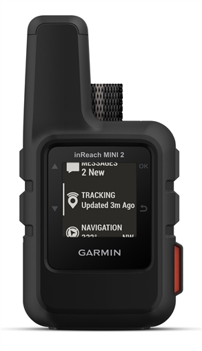 Picture of Garmin 010-02602-01 inReach Mini 2 Satcom Communication/SOS/Maps Black Internal Rechargeable Lithium Battery Bluetooth/ANT+ GPS Yes 0100260201