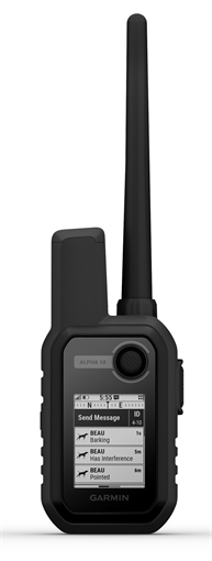 Picture of Garmin Alpha 10 Dog Tracker/Trainer 10 Handheld Internal Rechargeable Li-ion Battery Bluetooth/ANT+ GPS Yes 0100229050