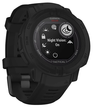 Picture of Garmin Instinct 2 Solar Tactical Edition GPS/Smart Features 32MB Memory Black Size 45mm Compatible w/iPhone/Android 0100262713