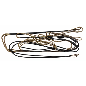 Picture of GAS Bowstrings GAS Ghost XV String and Cable Set Camo w/ Black Serving Elite Basin GXVELBAS