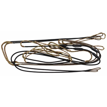 Picture of GAS Bowstrings GAS Ghost XV String and Cable Set Camo w/ Black Serving Mathews Triax GXVCTRIAX