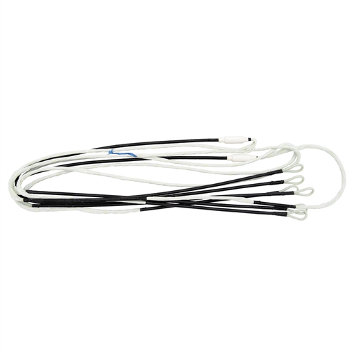 Picture of GAS Bowstrings GAS Ghost XV String and Cable Set White w/ Black Serving PSE Supra Focus XL-SE GXVSFCSXLSE