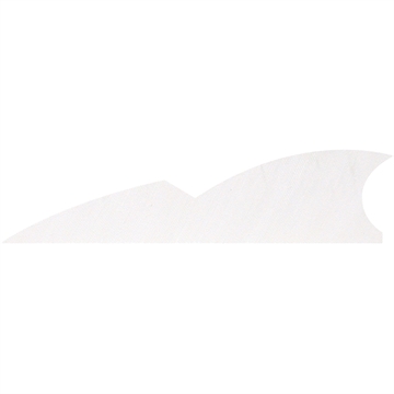Picture of Gateway Gateway Batwing Feathers Flo White 2 in. LW 50 pk. 200LNSFW-50