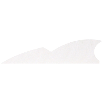Picture of Gateway Batwing Feathers White 2 in. RW 50 pk 200RNSFW