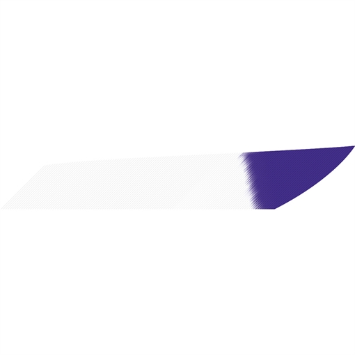 Picture of Gateway Gateway Mako Feathers White Purple Tip 3.125 in. LW 50 pk. 318LISWP-50