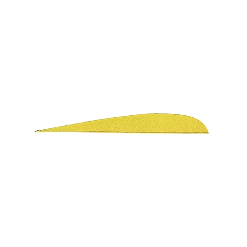 Picture of Gateway Gateway Parabolic Feathers Neon Yellow 4 in. RW 100 pk. 400RPSFY-100