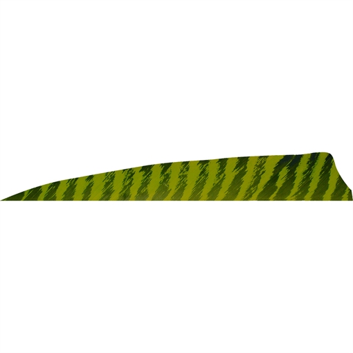 Picture of Gateway Gateway Shield Cut Feathers Barred Chartreuse 4 in. RW 50 pk. 400RSBCH-50