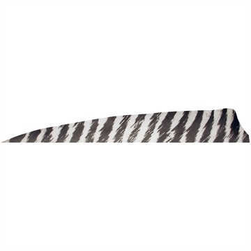 Picture of Gateway Gateway Shield Cut Feathers Barred White 4 in. RW 100 Pk. 400RSBWH-100