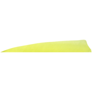 Picture of Gateway Gateway Shield Cut Feathers Flo Yellow 4 in. RW 100 Pk. 400RSSFY-100