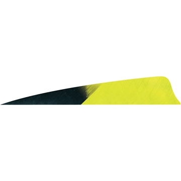 Picture of Gateway Gateway Shield Cut Feathers Kuro Lemon Lime 4 in. LW 50 pk. 400LSKLL-50