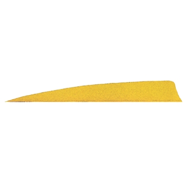 Picture of Gateway Gateway Shield Cut Feathers Neon Yellow 5 in. RW 50 pk. 500RSSFY-50