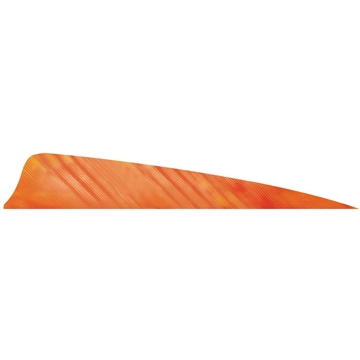 Picture of Gateway Gateway Shield Cut Feathers Tre White/Orange 4 in. LW 50 pk. 400LSTWO-50