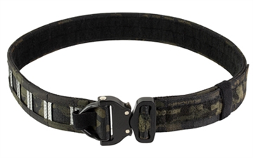 Picture of GBRS Group Assaulter Belt System, 20 Molle Sections, 1.75" Cobra Buckle with D-Ring, Large, 1.5" Nylon Scuba Webbing Construction, Multicam Black GEAR-ABSV3-MCB-L