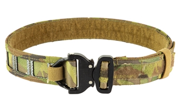 Picture of GBRS Group Assaulter Belt System, 20 Molle Sections, 1.75" Cobra Buckle with D-Ring, Medium, 1.5" Nylon Scuba Webbing Construction, Multicam GEAR-ABSV3-MC-M