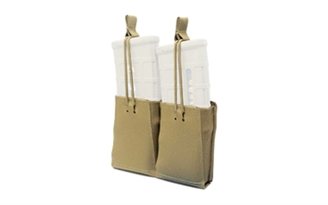 Picture of GBRS Group Double Rifle, Magazine Pouch, Coyote Brown, Fits (2) Rifle Magazines GEAR-DRMP-5.56-BR-CB