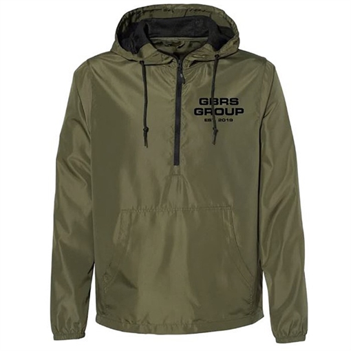 Picture of GBRS GROUP INSTRUCTOR WINDBREAKER- ANNIVERSARY EDITION WB-GRNBLK-INS25-3XL -