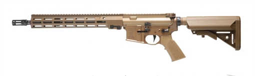 Picture of Geissele Automatics Super Duty 5.56x45mm NATO 14.50" No Mag, Desert Dirt, B5 Enhanced Sopmod Stock, OEM Grip, Sparkout Flash Hider 08187S