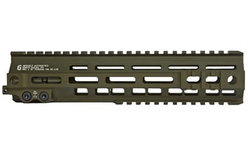 Picture of Geissele Automatics MK4 10'' FEDERAL SUPER MODULAR RAIL M-LOK OD GREEN 05-430ODG