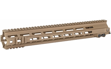 Picture of Geissele Automatics MK4, Super Modular Rail, Handguard, 15", M-LOK, Barrel Nut Wrench Sold Separately (GEI-02-243), Gas Block Not Included, Desert Dirt Color, Product Finishes, Shade Variations and Other Imperfections Are Normal Due to the Manufacturing Process 05-315S