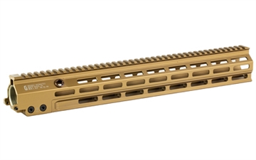 Picture of Geissele Automatics MK18, Super Modular Rail, ARCA-Swiss Handguard, 16", M-LOK, Fits AR-15, Anodized Finish, Desert Dirt Color 05-791S