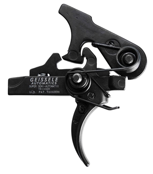 Picture of Geissele Automatics SSA Two-Stage Curved Trigger with 4.25-4.75 lbs Draw Weight & Black Oxide Finish for AR-Platform 05101