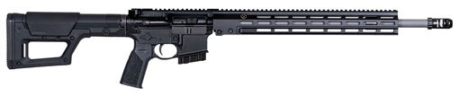 Picture of Geissele Automatics GFR Stratomatch 6mm ARC 5+1 20", Black, Magpul PRS Lite Stock, OEM Polymer Grip, Muzzle Brake, 15" M-LOK Handgaurd, Ambi Safety 08379LB