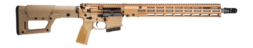 Picture of Geissele Automatics 08651S GFR Stratomatch MOD1 6mm ARC 8+1 18" Threaded Barrel, Desert Dirt Cerakote Aluminum Receiver w/Picatinny Rail, ARCA Swiss/M-LOK Handguard, Magpul PRS Lite Desert Dirt Polyme