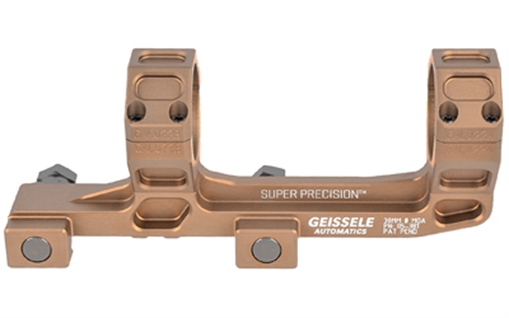 Picture of Geissele Automatics Super Precision, Extended Mount, 30mm, Desert Dirt Color, Anodized Finish, Product Finishes, Shade Variations and Other Imperfections Are Normal Due to the Manufacturing Process 05-381S 05381S