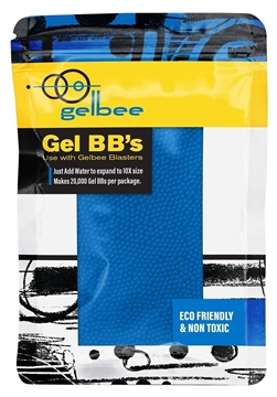 Picture of gelbee Gel BBs Blue 20,000 BBs GFGBB6