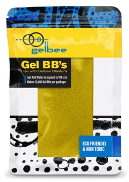 Picture of gelbee Gel BBs Yellow 20,000 BBs GFGBB7