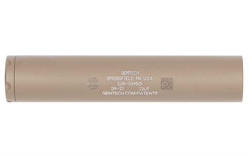 Picture of GEMTECH GM-22 SUPPRESSOR 22LR FDE 14624